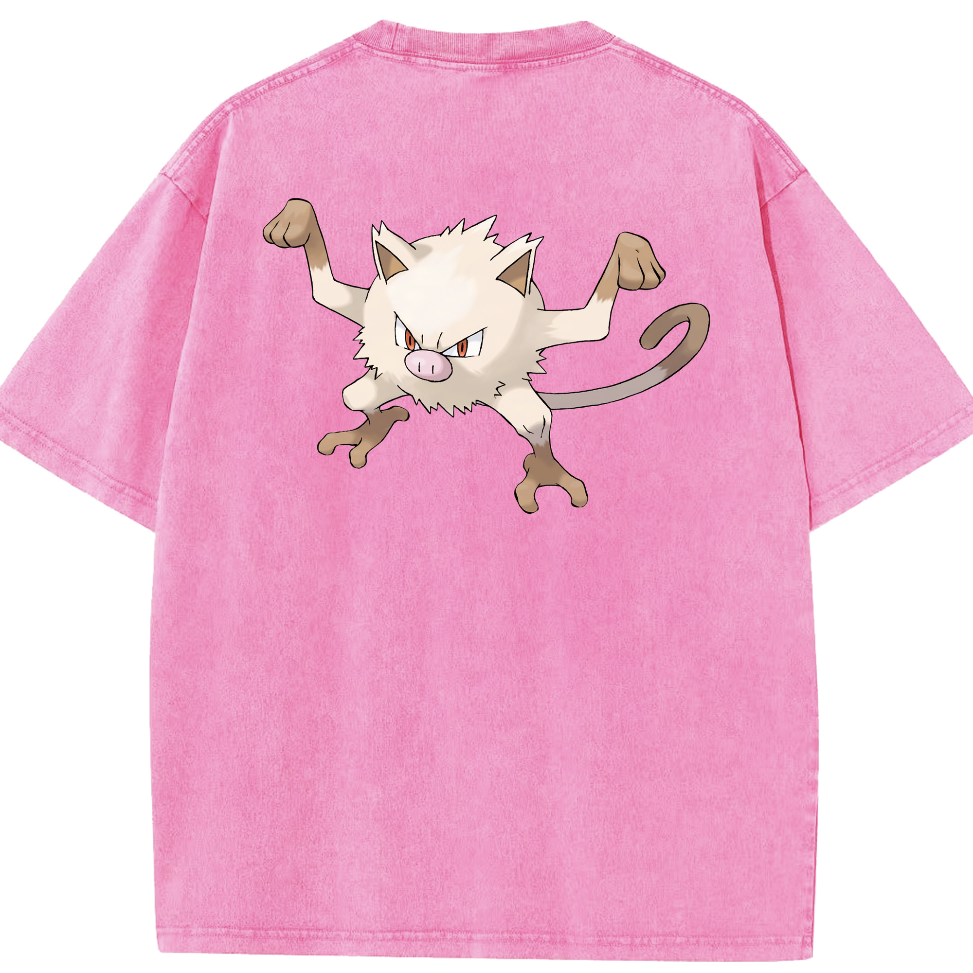 （画像用） ポケットモンスター Pokémon 綿100% ヴィンテージ風 半袖Tシャツ（背面プリント）